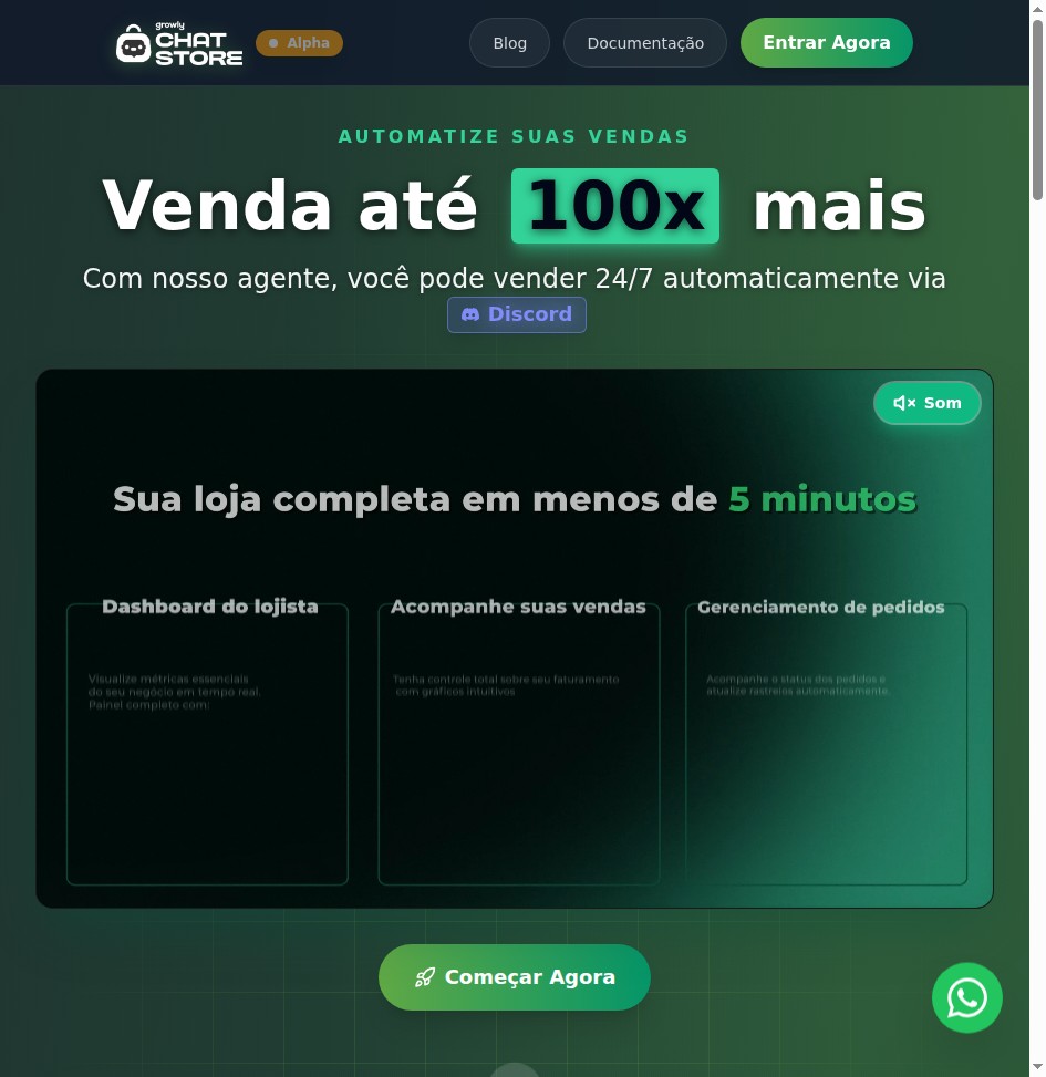 LojaZap — Vendas pelo WhatsApp